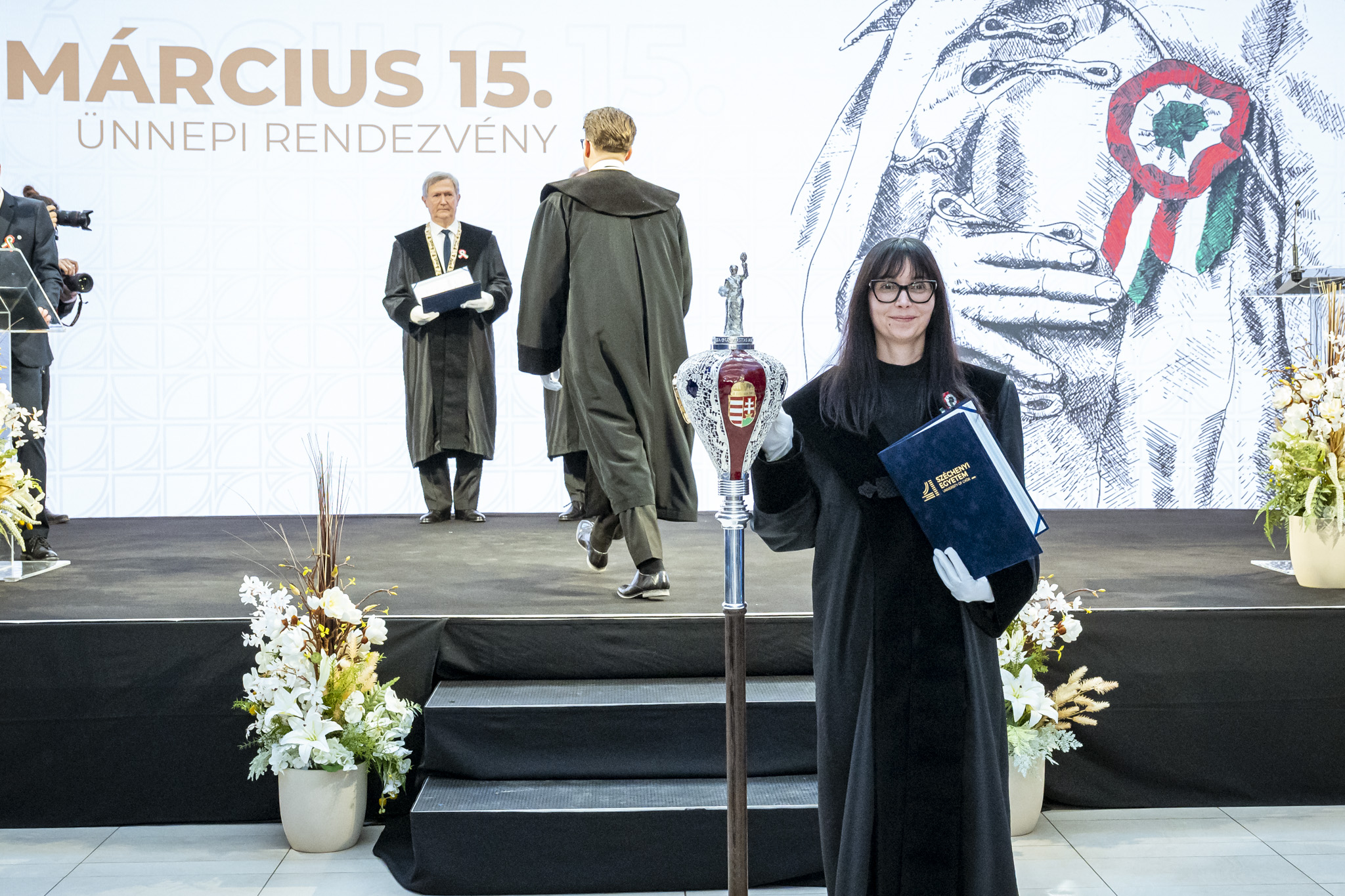 Doctoral gallery: The ceremony was completed by the conferral of doctoral degrees (Photo: András Adorján, Gergely Nagy / Széchenyi István University)